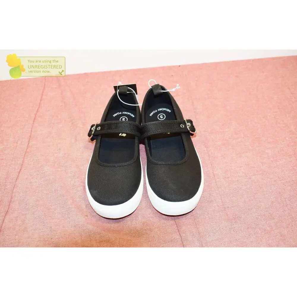 art class Girls' Calantha Slip On Mary Jane Sneakers Size 3